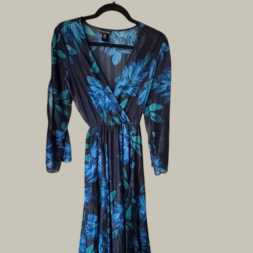 Blue Floral Dress size 6P